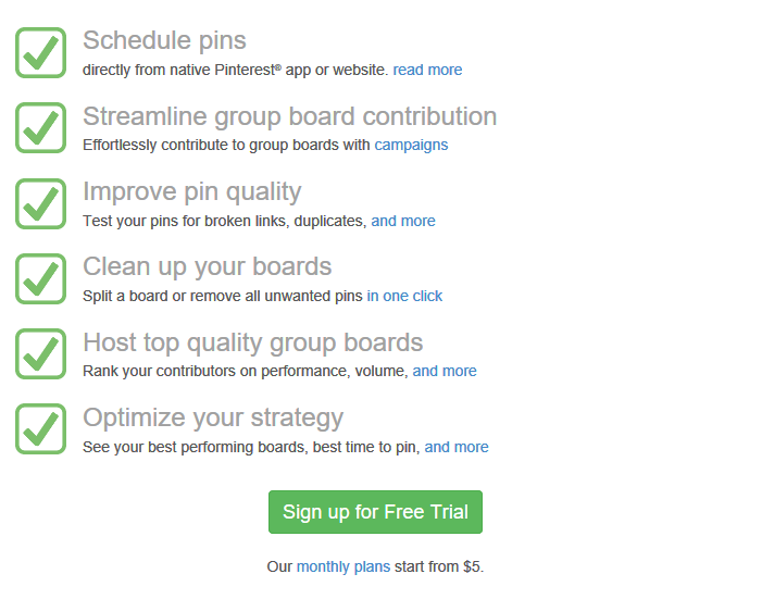 Free Pinterest Scheduler Tool