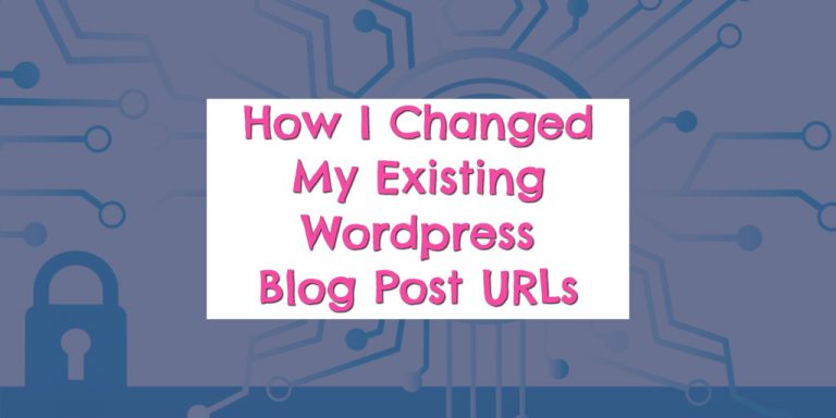 How to change blog post permalinks (blog post urls) the easy way without getting 404 errors.