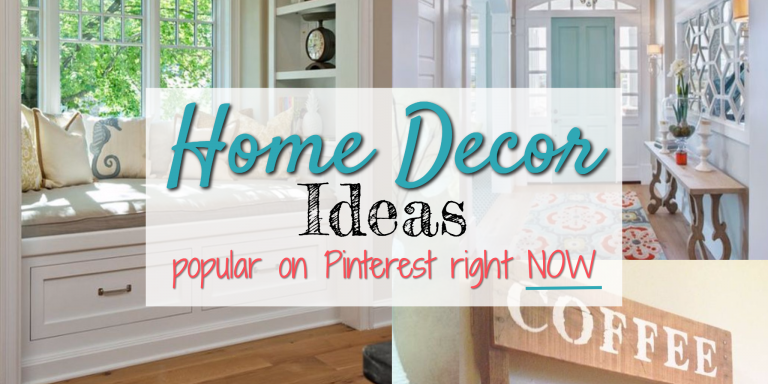 Trending and viral home decor pins on Pinterest right NOW - blog post ideas from @potpiegirl and tips to make YOUR pins go viral
