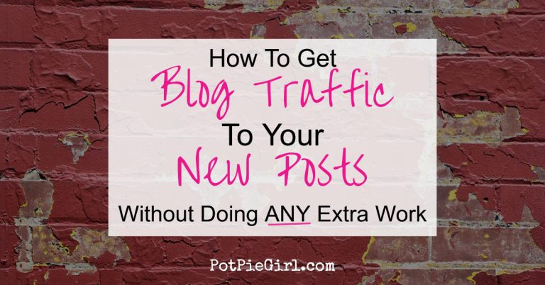 How To Get Blog Traffic To Your New Posts (without doing ANY extra work)