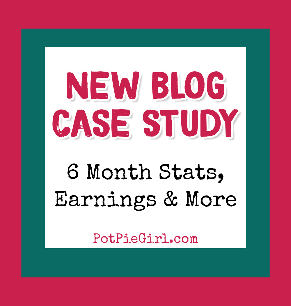 Blogging for money? See how much this brand new blog earns after only 6 months!