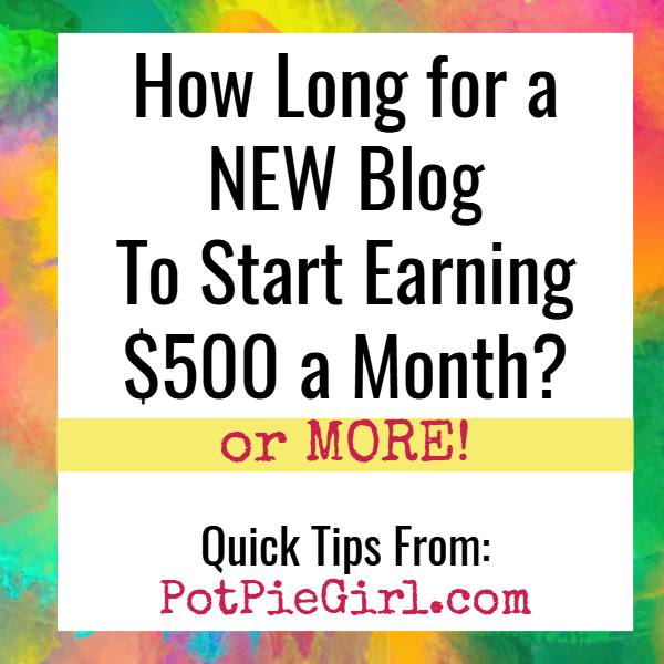 Blogging Tips: How Fast Will My New Blog Make Money?