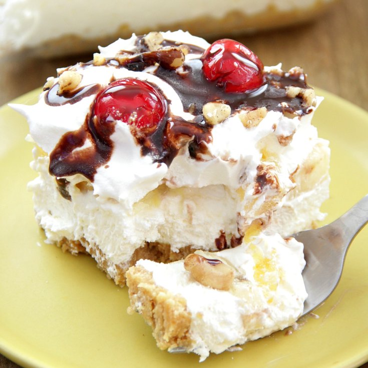 Image for No-Bake Banana Split Dessert