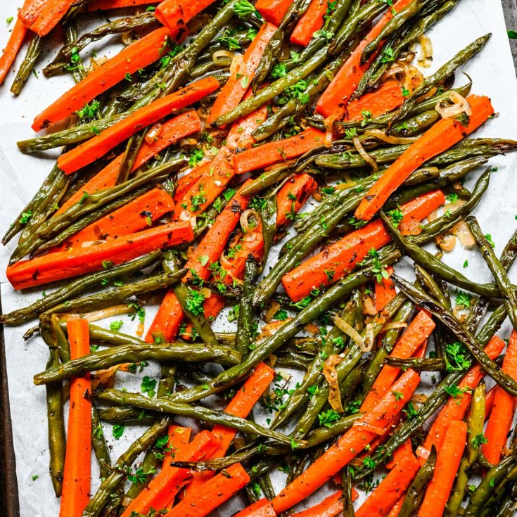 Image for Roasted Green Beans and Carrots
