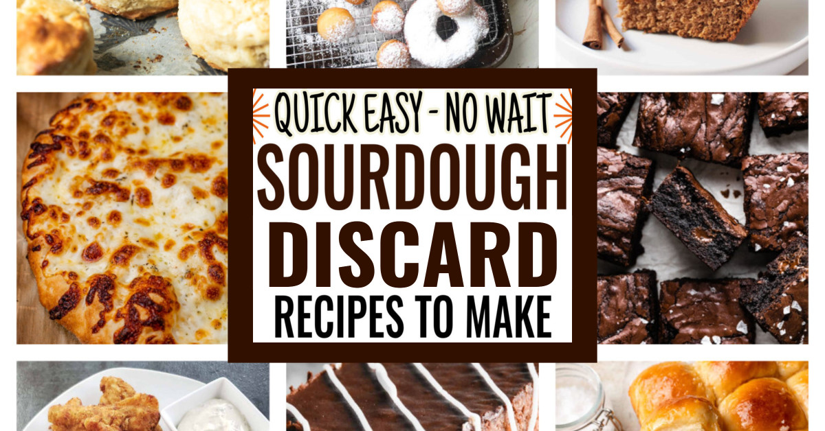 Sourdough Discard Recipes – 31 Easy No-Wait Ways to Use It Up