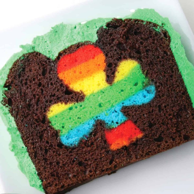 Image for Peek-A-Boo St. Patrick's Day Cake