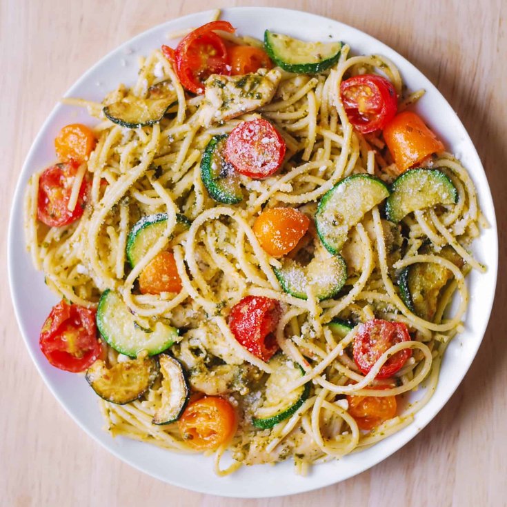 Image for Parmesan Zucchini Tomato Chicken Spaghetti
