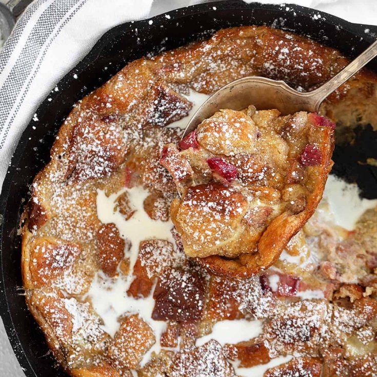 Image for Rhubarb Bread Pudding