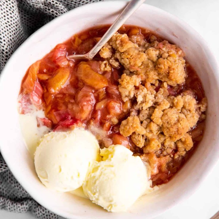 Image for Easy Rhubarb Crisp