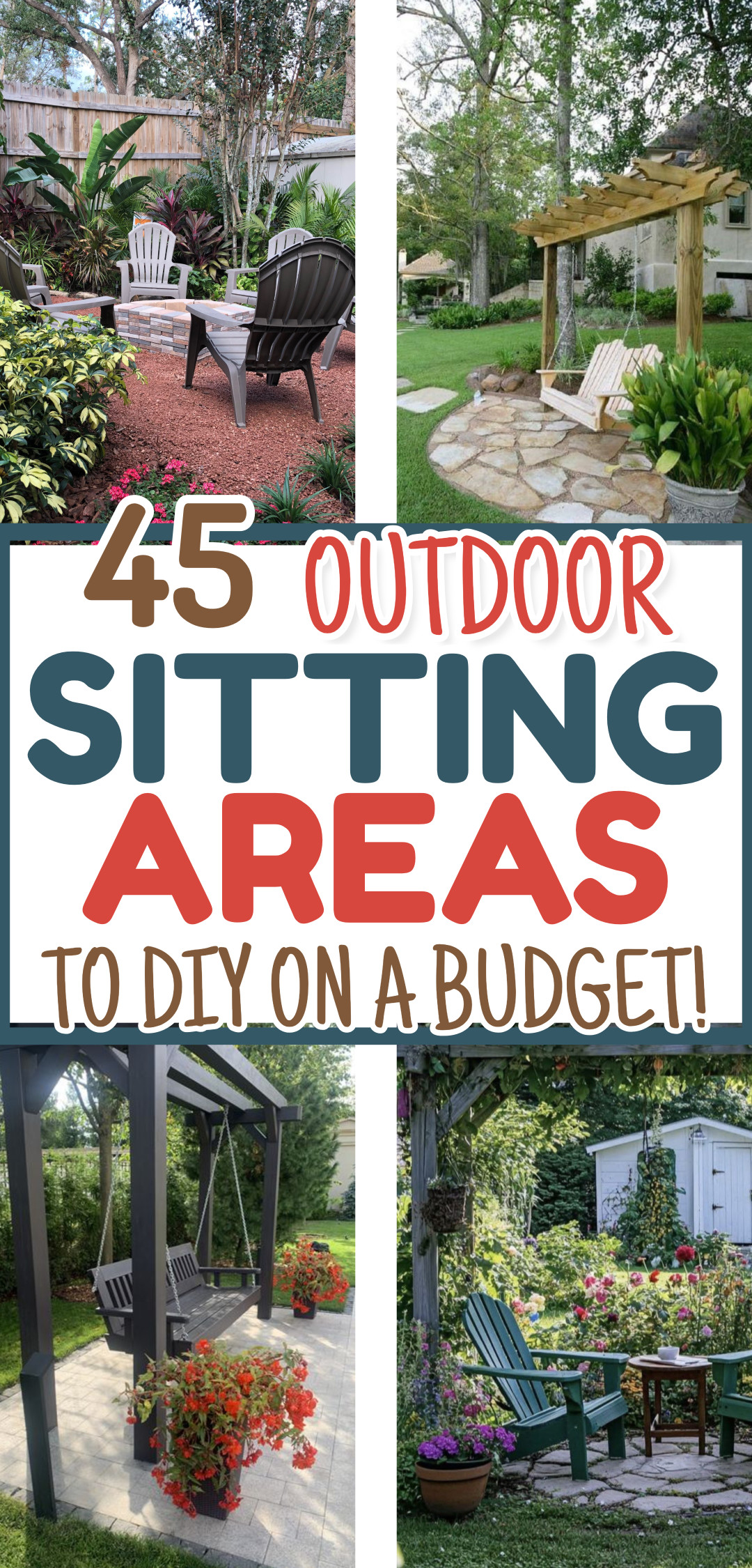 Garden seating ideas 45 DIY ideas for a cozy spot to sit in your yard