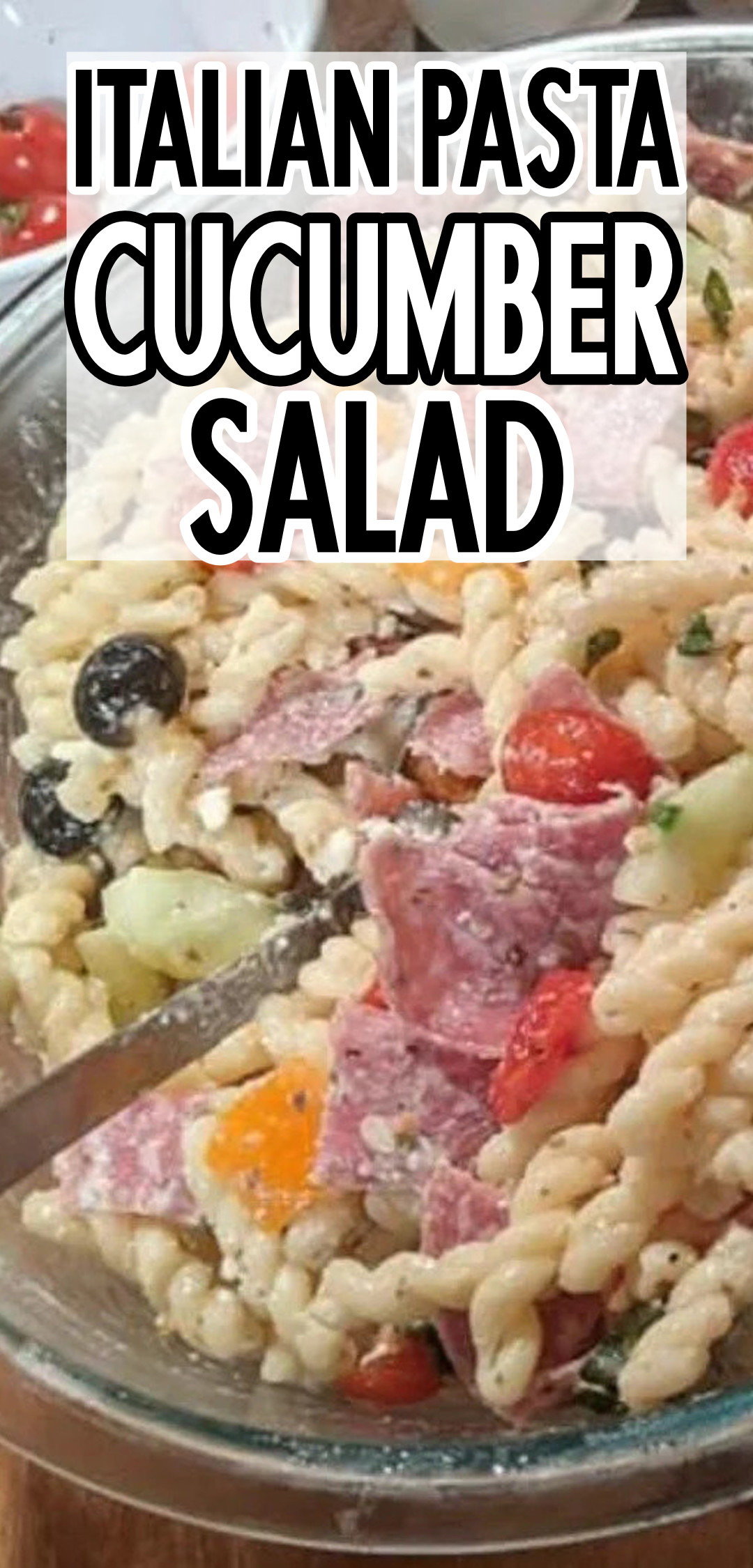 italian pasta cucumber salad recipe
