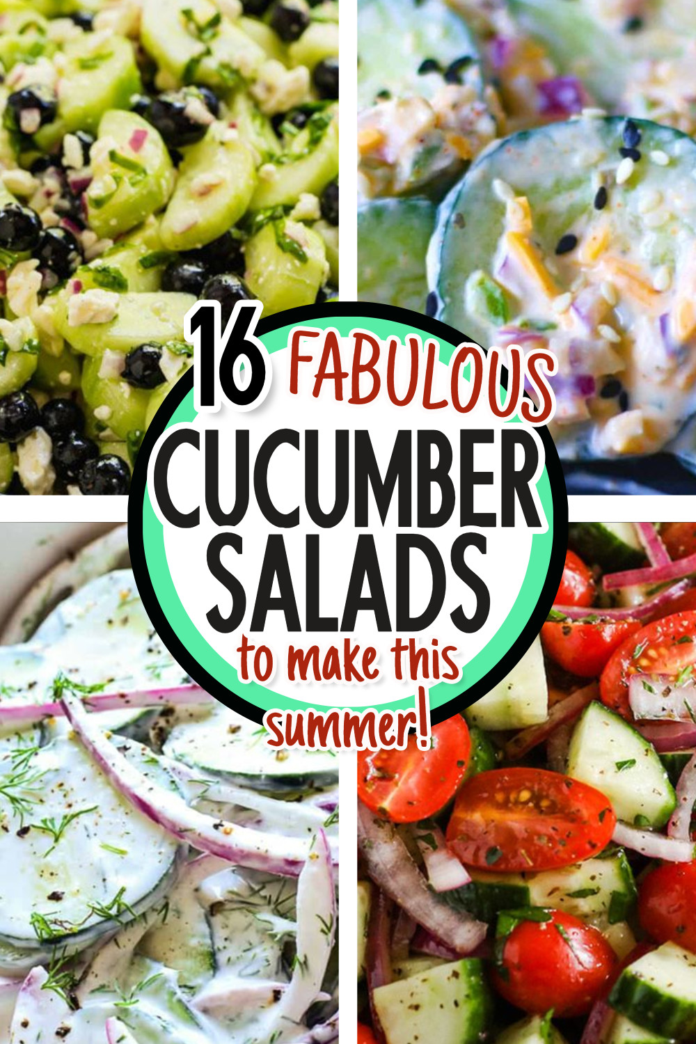 16 FABULOUS Cucumber Salad Recipes You Gotta Make This Summer