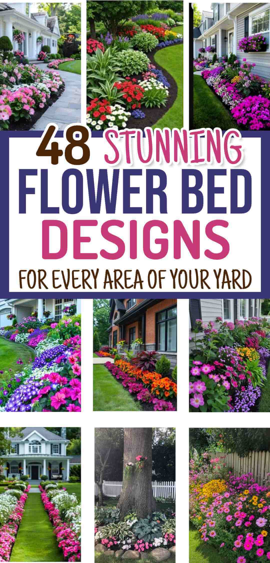 48 Flower Bed Designs To Make Your Neighbors Green With Envy