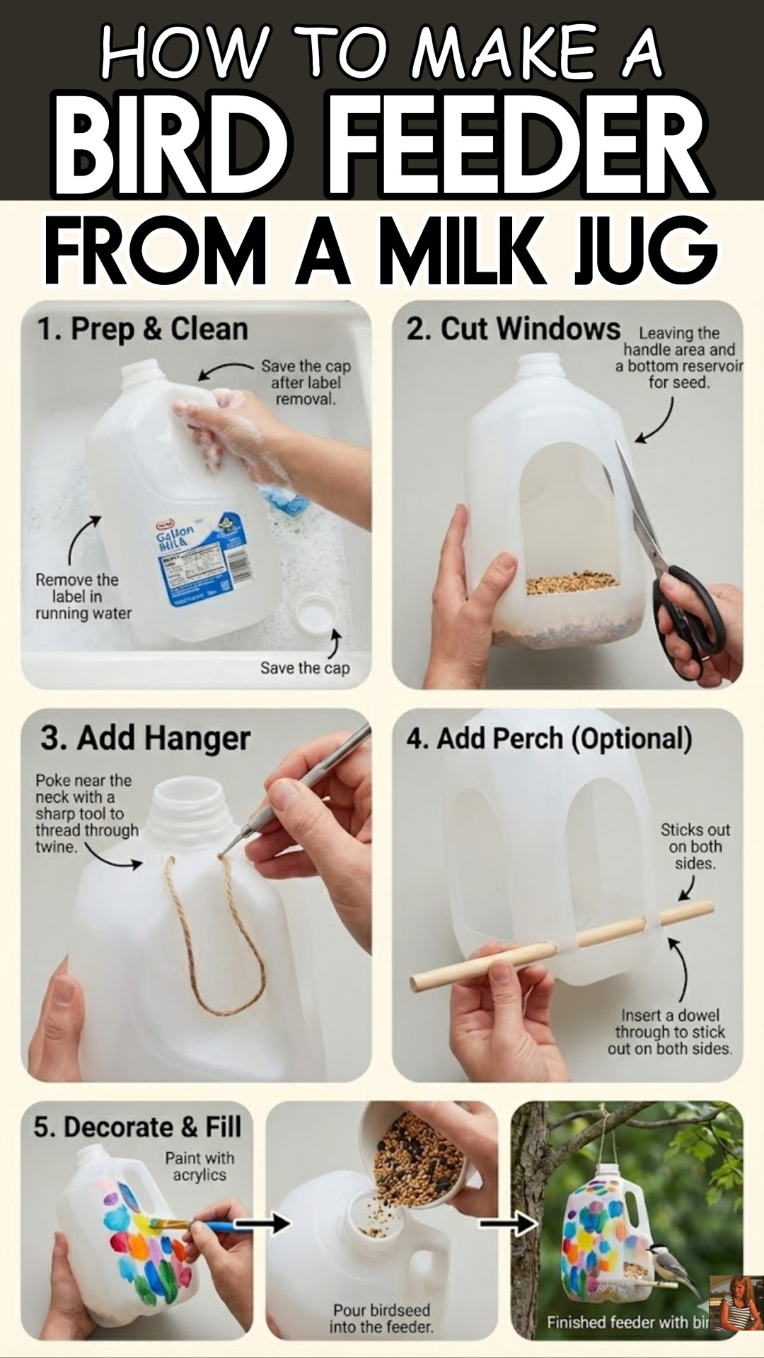 Homemade Bird Feeders - 18 Fun DIY Bird Feeder Projects To Make (kid-friendly too!)