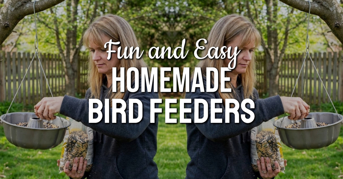 DIY bird feeder ideas from PotPieGirl